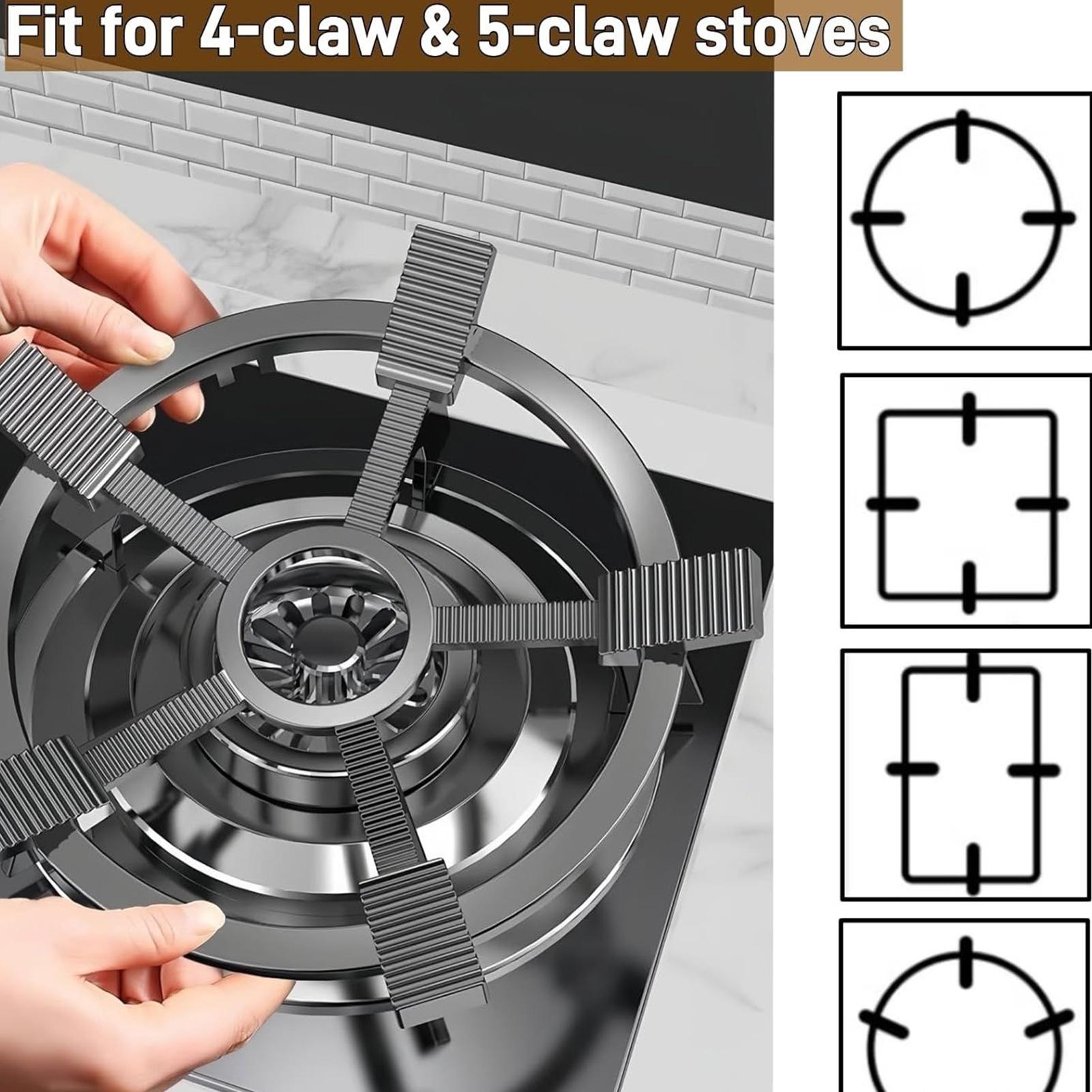 Camping Cooking Ring - Kachelring Kachelrek met antislipklauwen Pottenrek voor