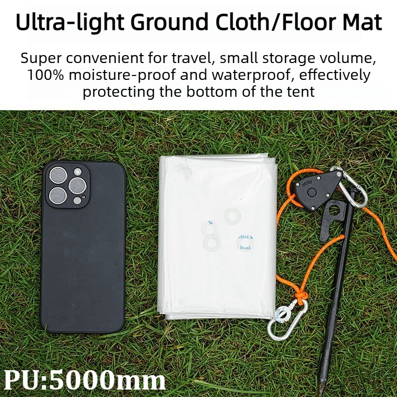 Camping Cooking Mat - Ultralichte tentvoetmat 5000 mm waterdichte campinggrondzeil