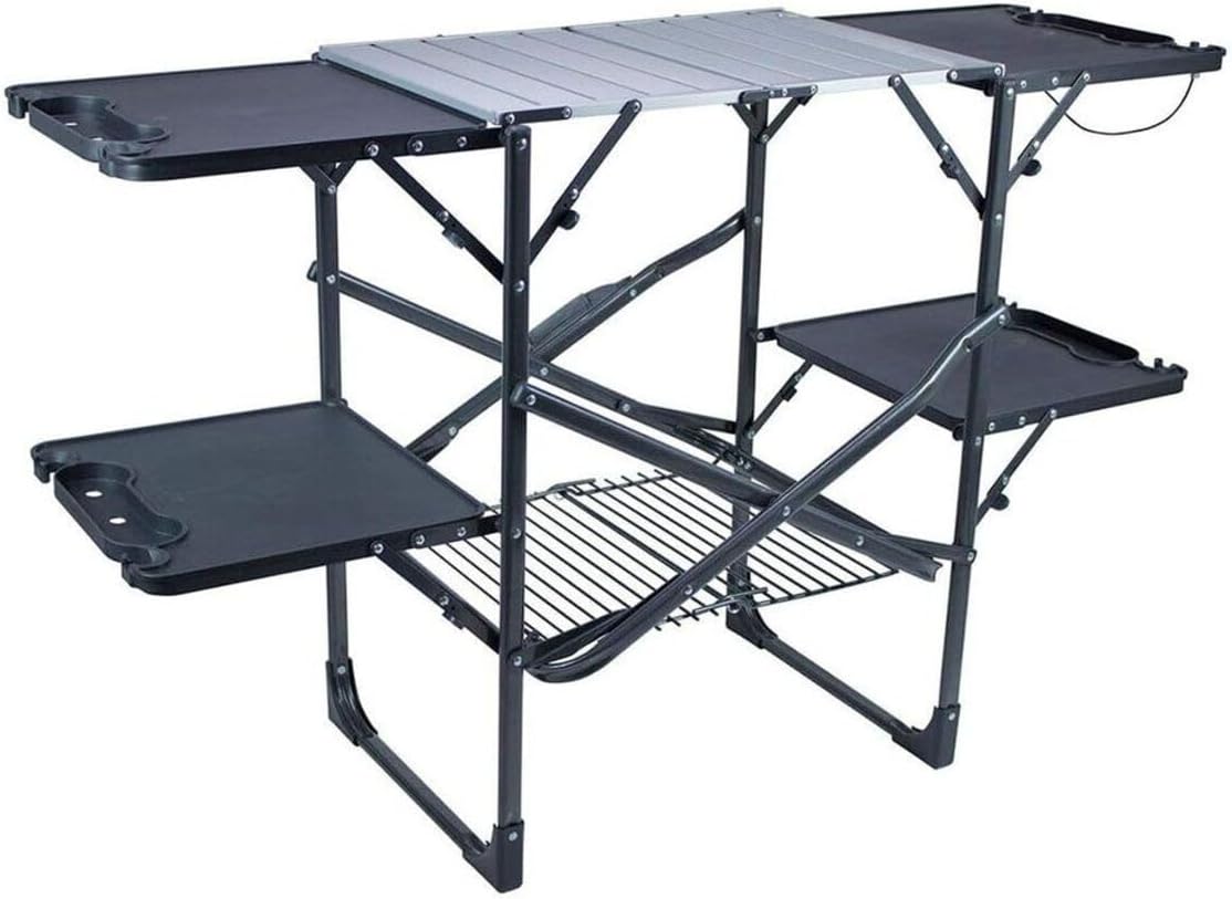 Camping Cooking Top - Slanke opvouwbare draagbare campingkeukentafel met hittebestendige