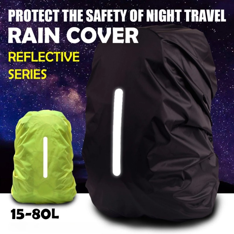 Camping Cooking Cover - Reflecterende waterdichte rugzak regenhoes buitensport nacht