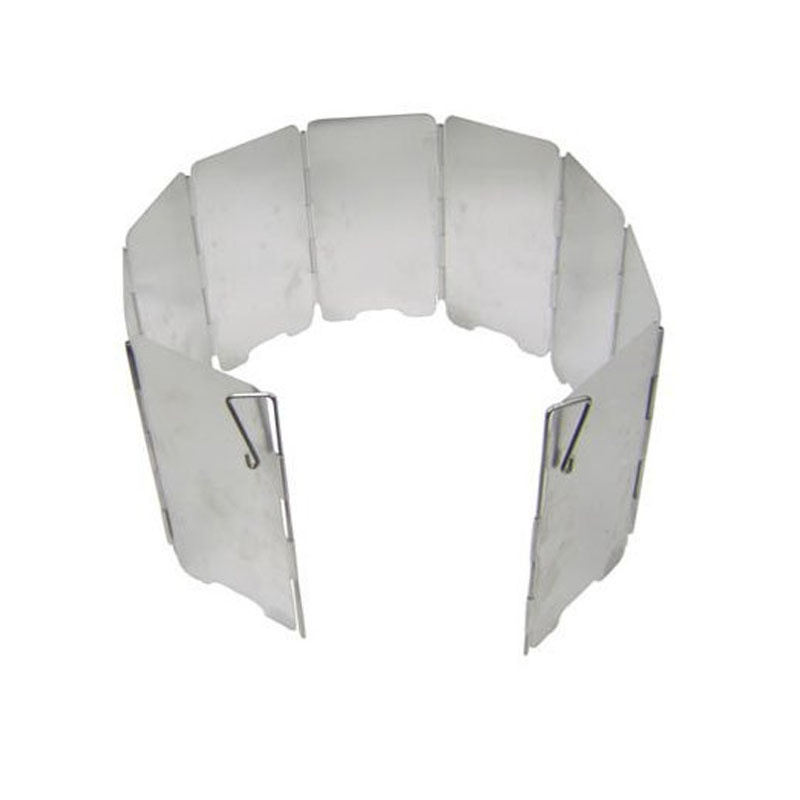 Camping Cooking Windshield - 9 Platen Gasfornuis Windscherm 7.5*13.5 Cm