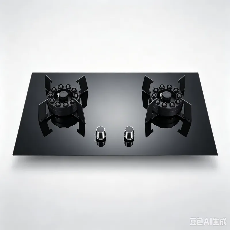 Camping Cooking Top - Draagbaar gasfornuis met dubbele brander, clamshell-ontwerp,