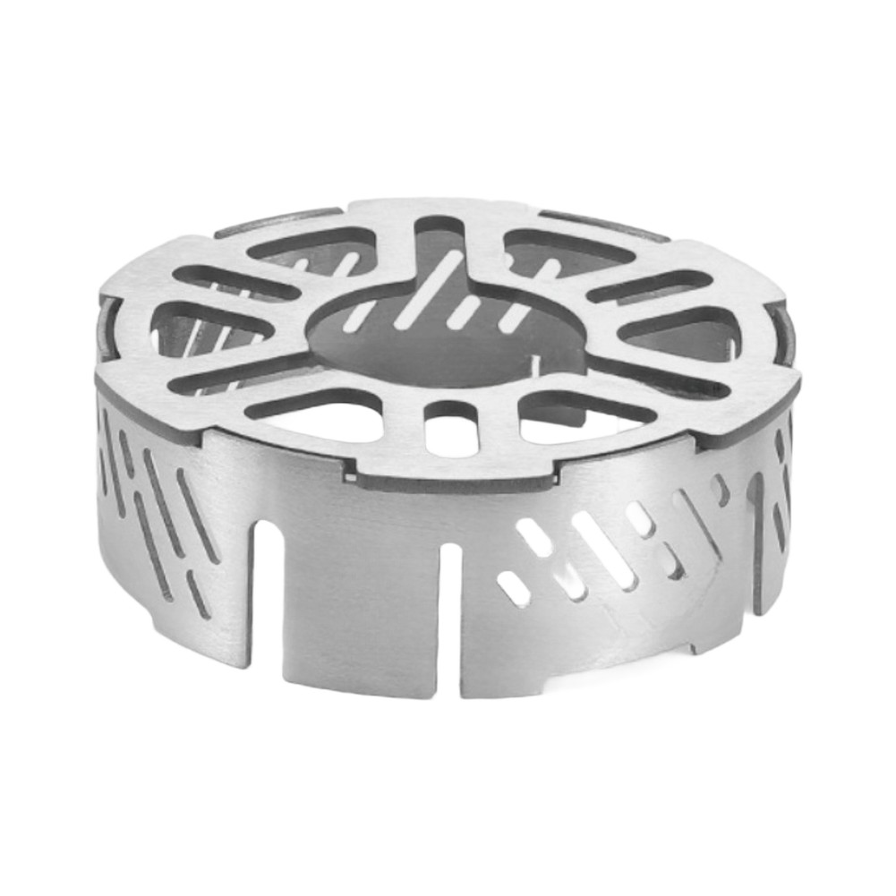 Camping Cooking Ring - Roestvrijstalen winddichte ring voor campingkachel Verdikte