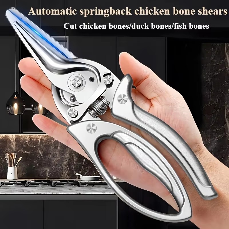 Camping With Cooking - 1/2PCS robuuste automatische kippenbottondeuse - roestvrij