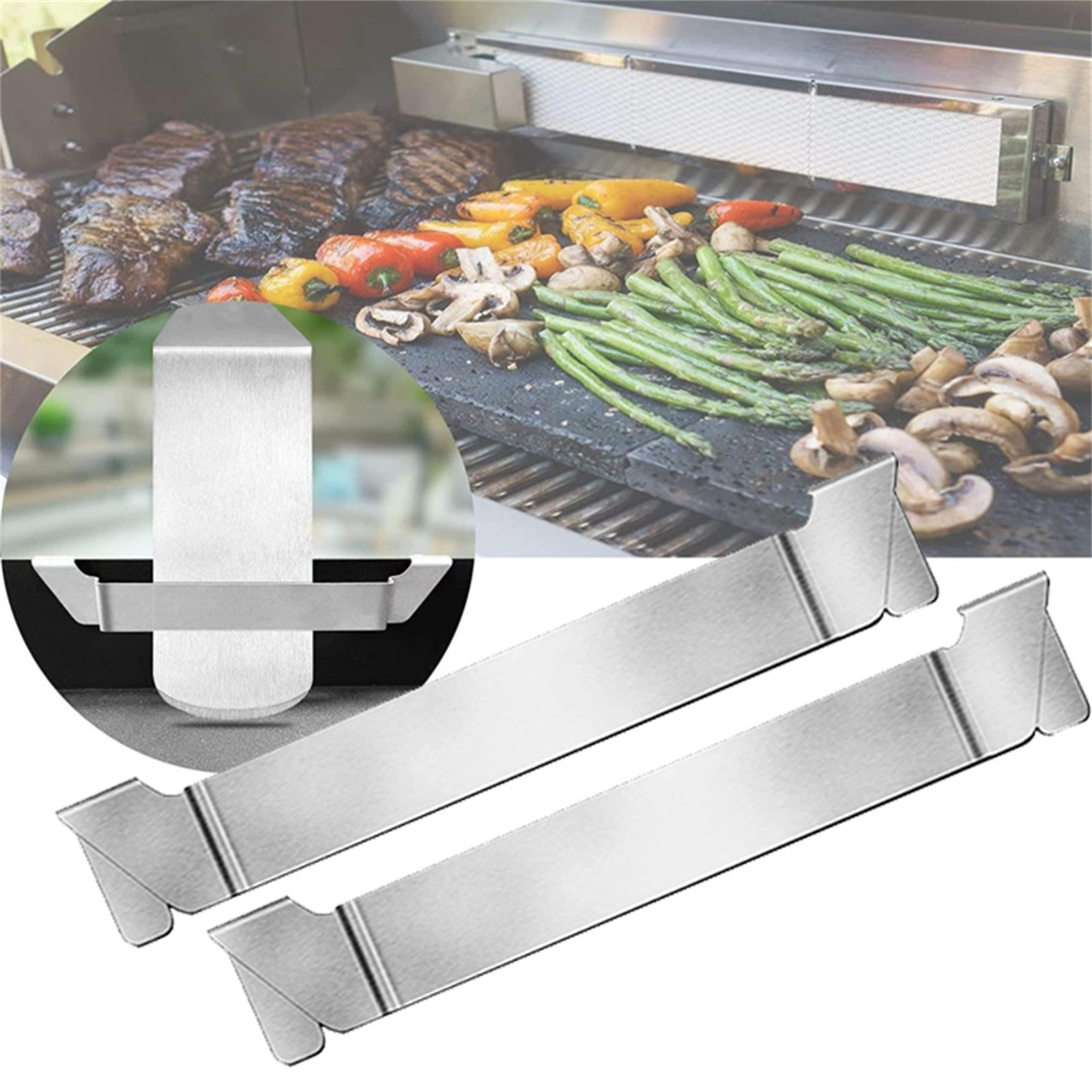 Camping Cooking Flat Top - Bakplaat Spatelhouder Stalen Barbecue Gereedschap Hold