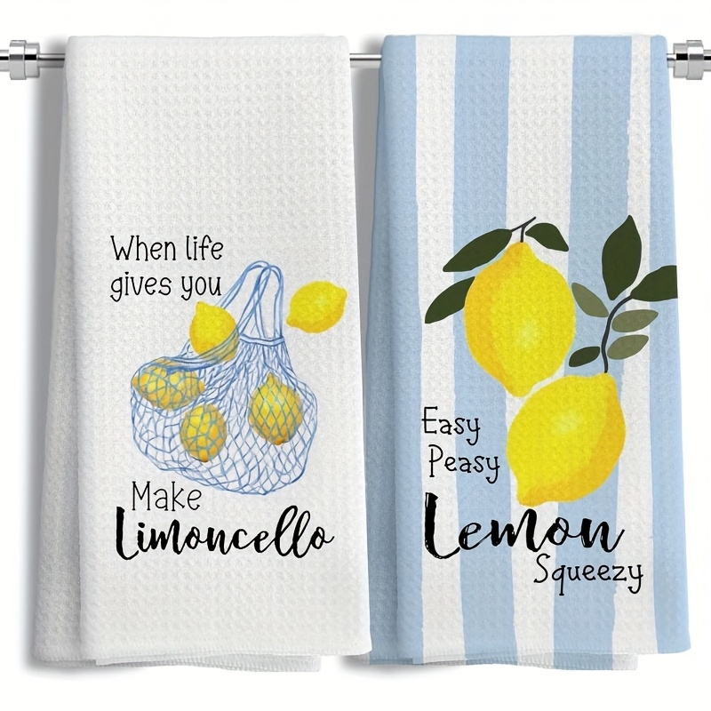Camping Cooking Tool Set - 2 stuks, Lemon Mesh keukenhanddoeken, 40