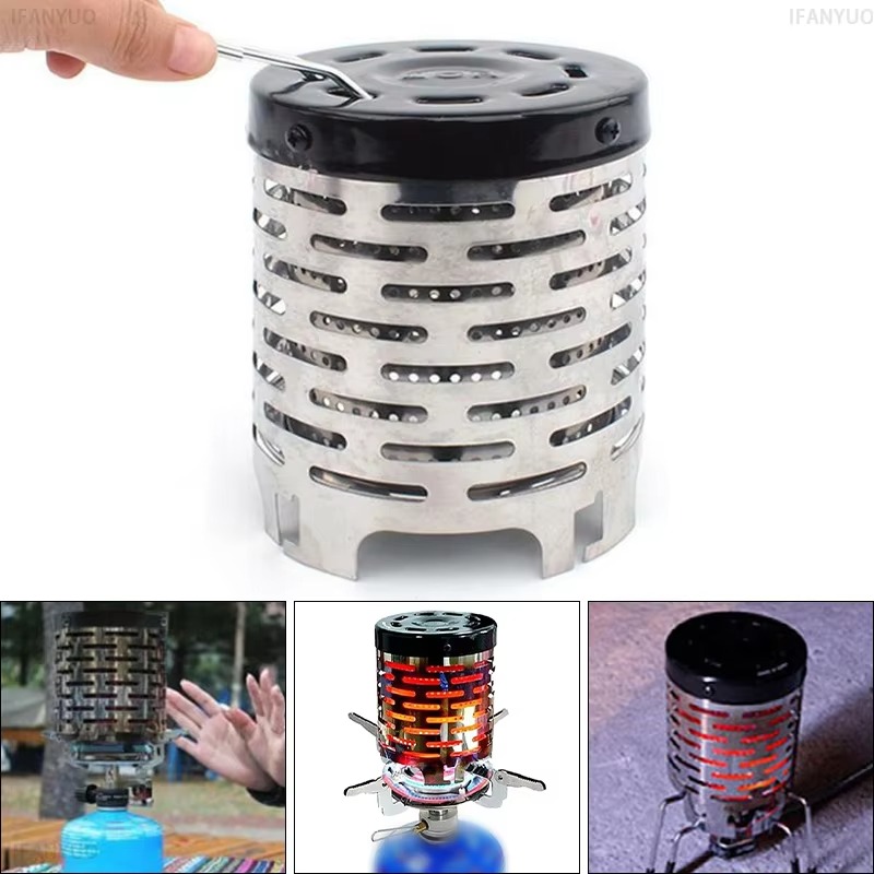 Camping Cooking Cover - Roestvrijstalen verwarmingsdeksel Buiten Camping Verwarmingskachel Infraroodverwarmer