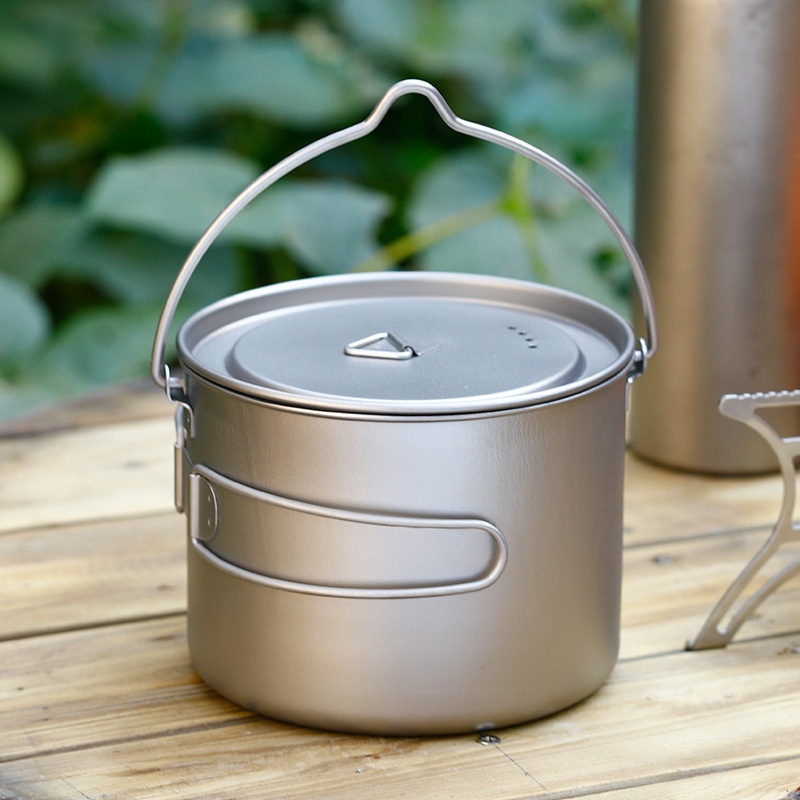 Camping Hanging Cooking Pot - Hangende soeppan voor buiten, grote capaciteit,