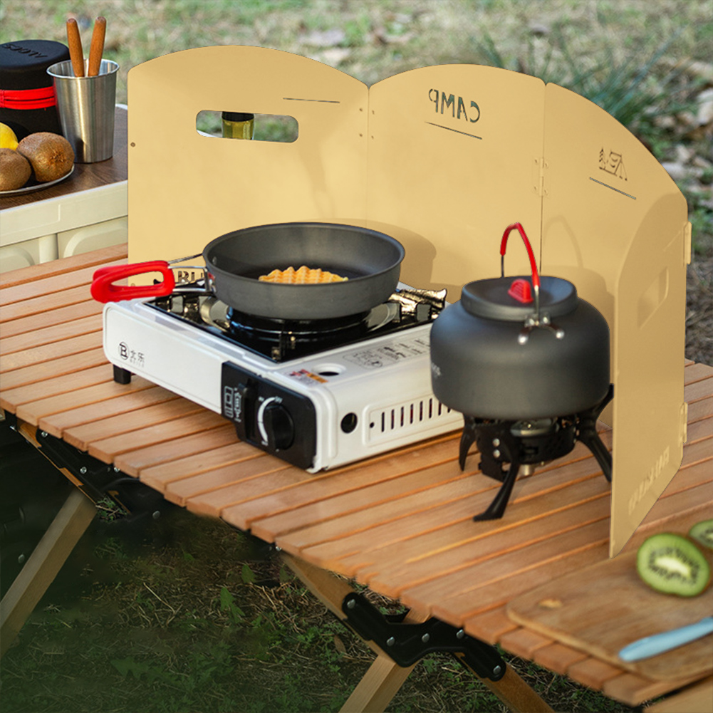 Camping Cooking Cover - Opvouwbare campinggasfornuis voorruit met opslaglaag Gasfornuis