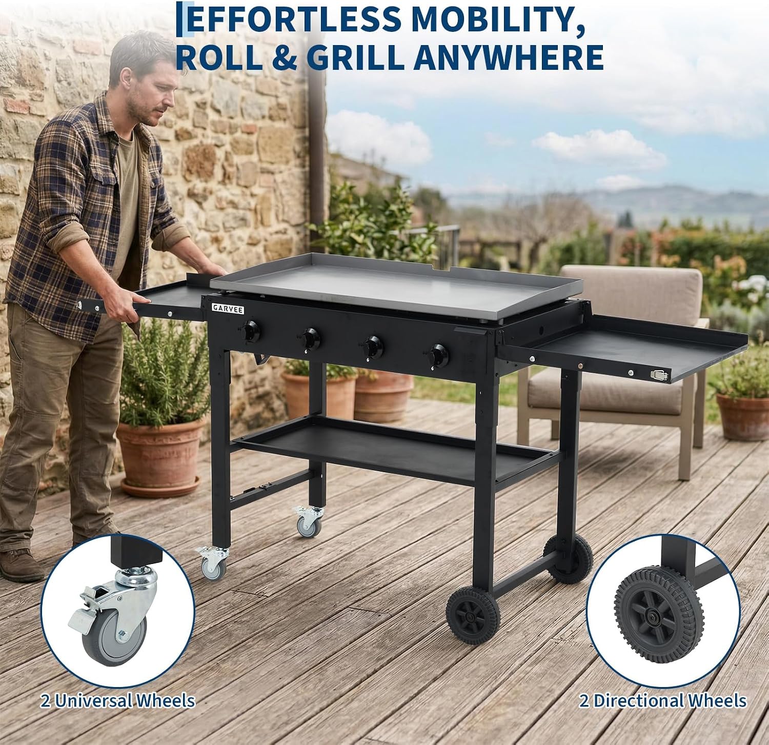 Tacleekii 36 inch platte grill - Camping Cooking Flat Top recensie en prijs