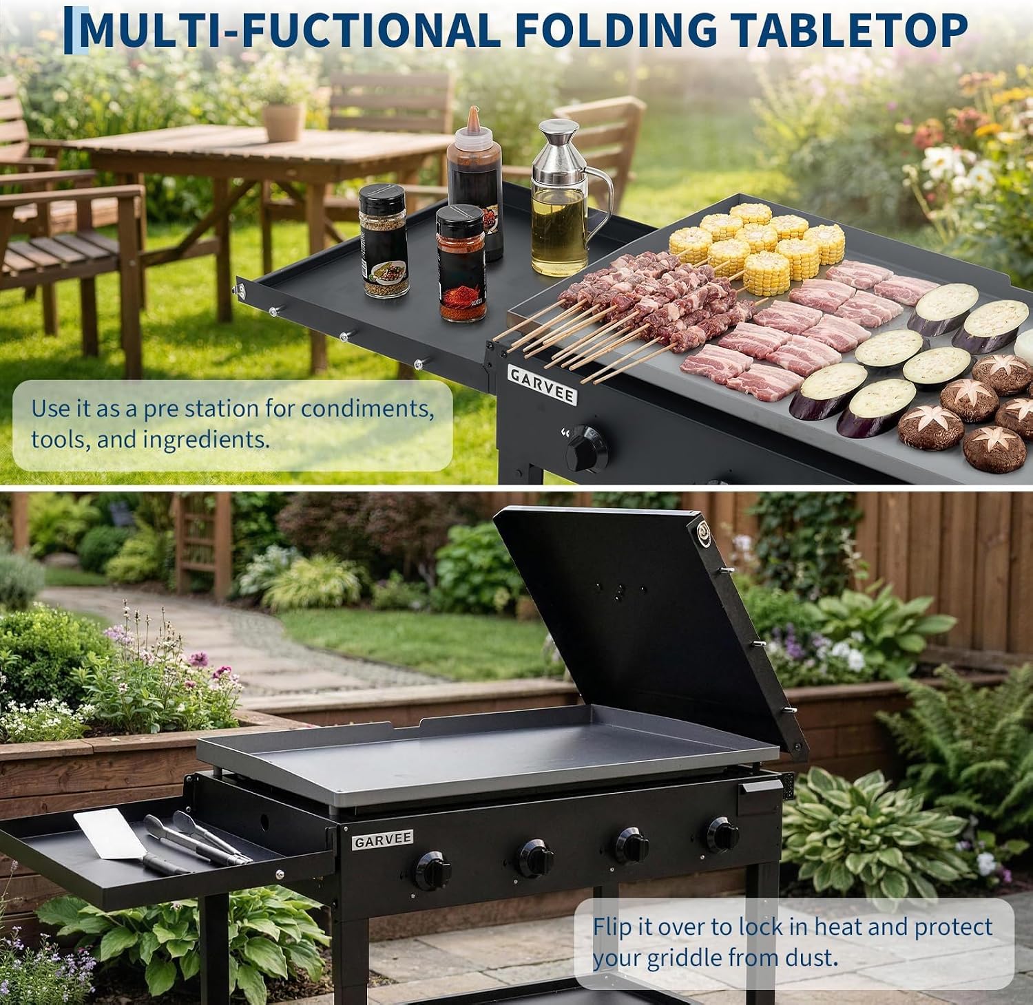 Tacleekii 36 inch platte grill - Camping Cooking Flat Top recensie en prijs