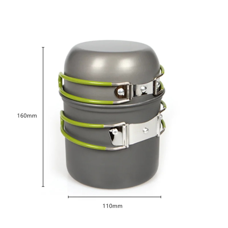 Ultralichte campingpottenset:  - Camping Cooking Mess Kit recensie en prijs