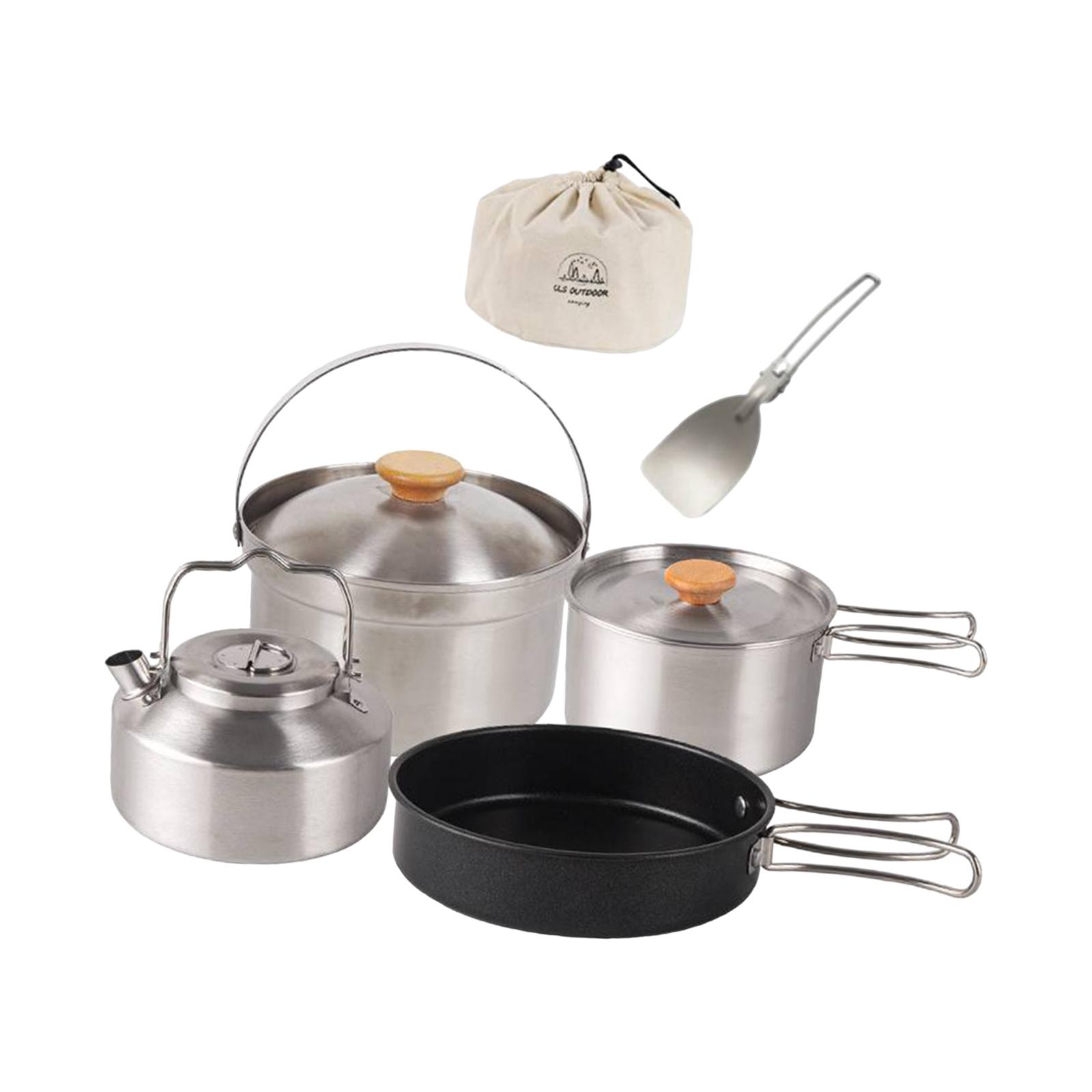 Campingkookgerei Kookuitrustin - Camping Cooking Set Non Stick recensie en prijs