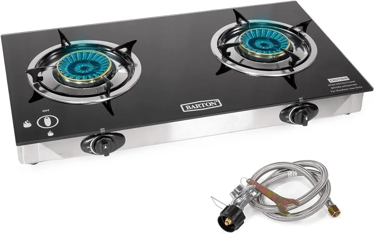 2-pits propaangasfornuis, 25.5 - Camping Cooking Top recensie en prijs