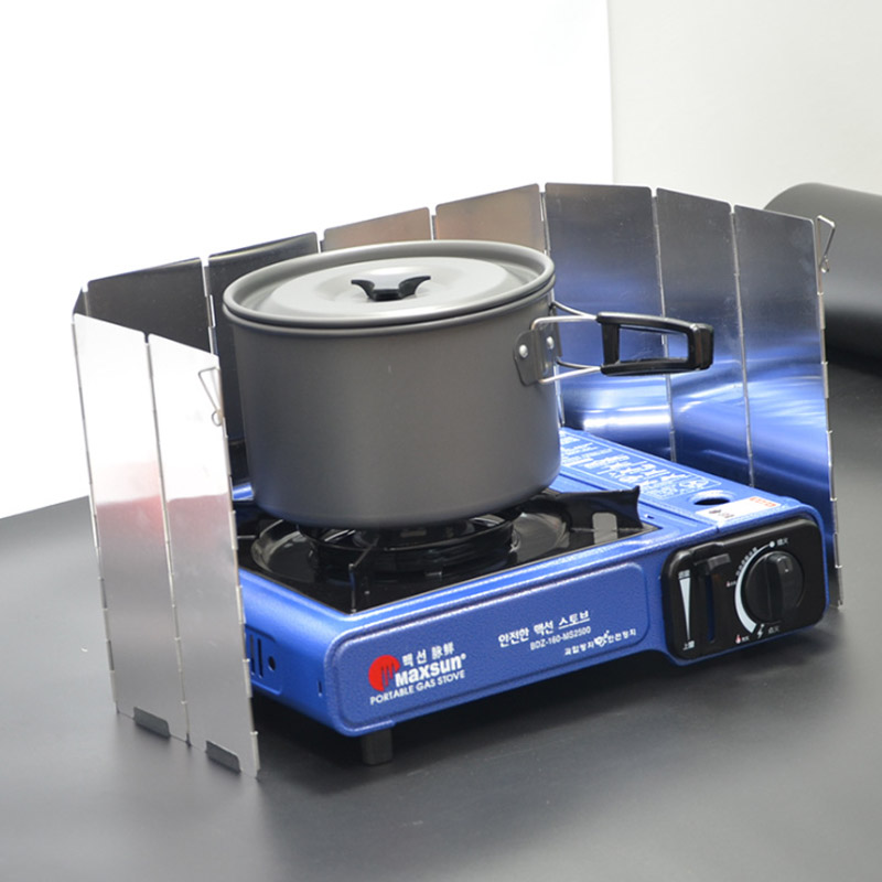 9 Platen Gasfornuis Windscherm - Camping Cooking Windshield recensie en prijs