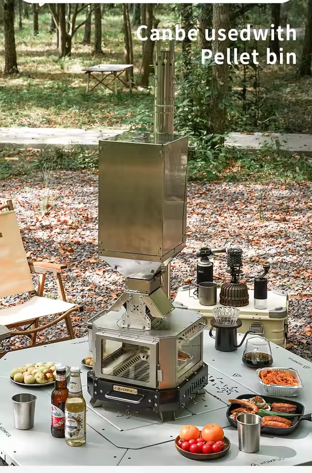 HOMFUL Draagbare Houtkachel Hu - Camping Cooking Windshield recensie en prijs