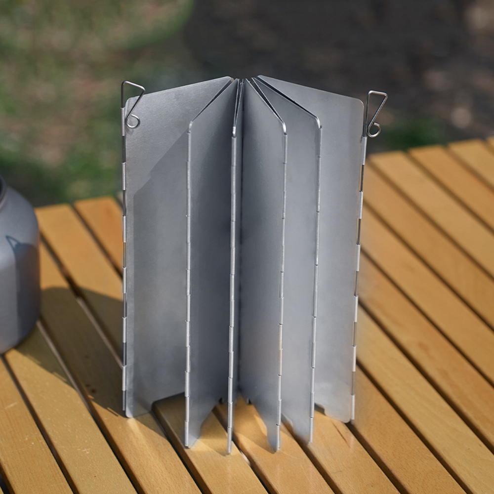 10 Platen Opvouwbare Gasfornui - Camping Cooking Windshield recensie en prijs