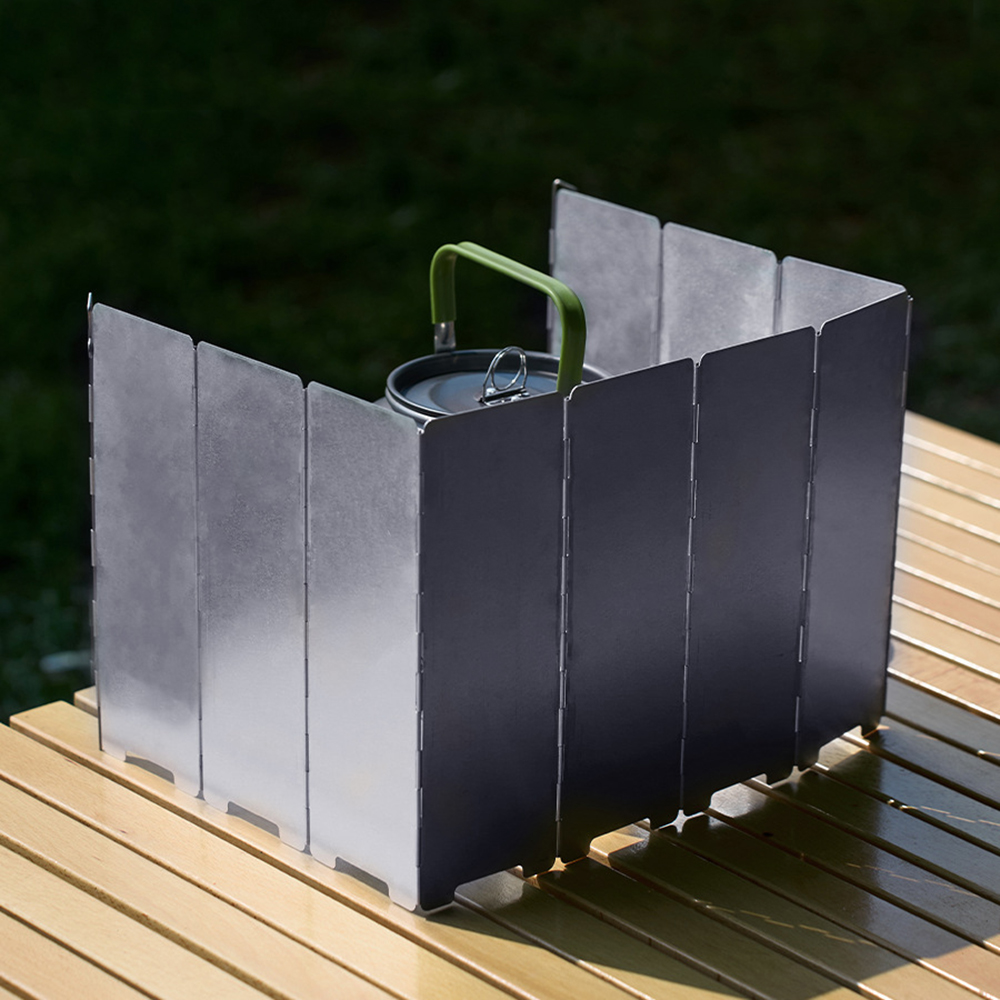 10 Platen Opvouwbare Gasfornui - Camping Cooking Windshield recensie en prijs