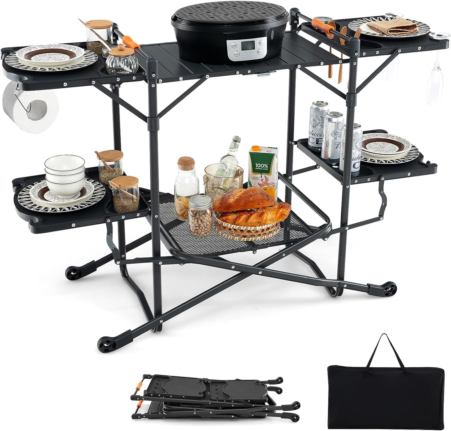 Draagbare kampeerkooktafel met - Camping Cooking Top recensie en prijs
