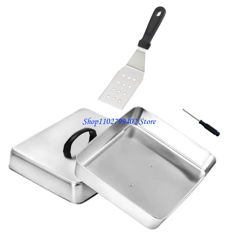 547F Vierkant kookdeksel voor  - Camping Cooking Flat Top recensie en prijs