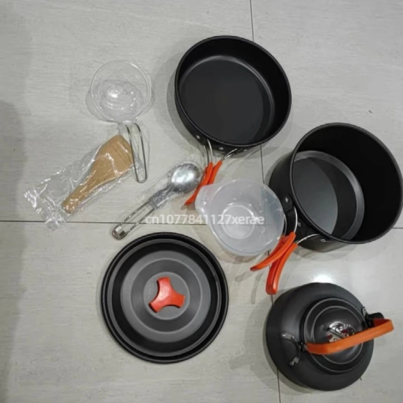 Multi-persoons camping kookset - Camping Cooking Set Non Stick recensie en prijs
