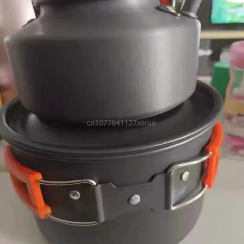 Multi-persoons camping kookset - Camping Cooking Set Non Stick recensie en prijs