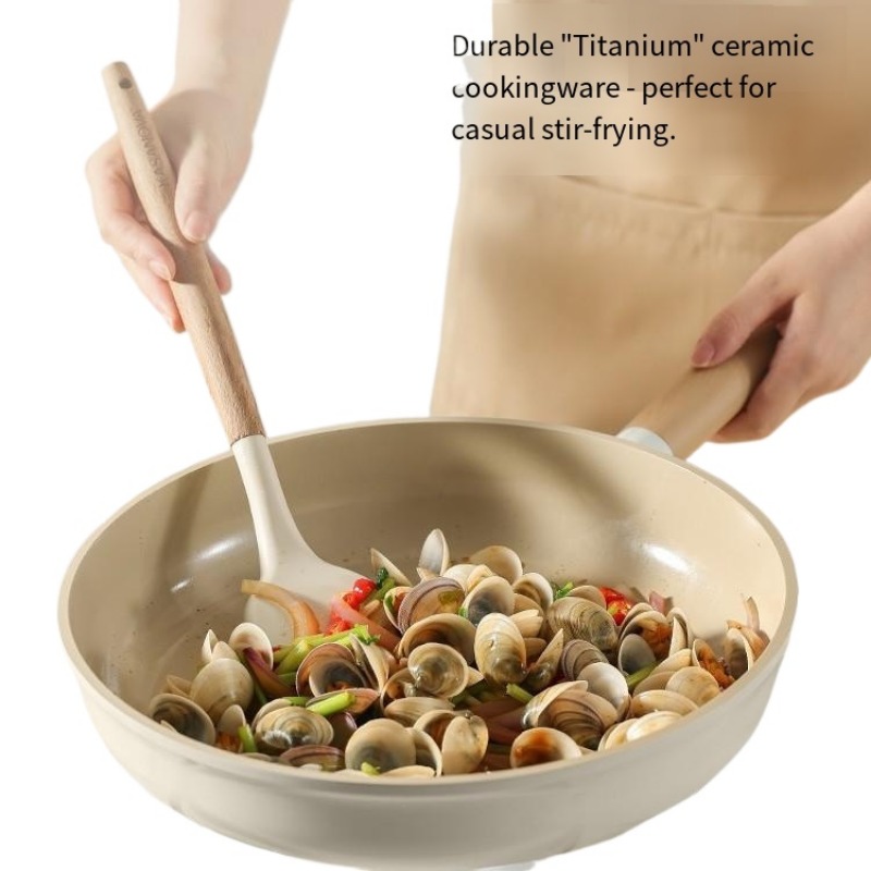 Geling Chinese goedkope witte  - Camping Cooking Set Non Stick recensie en prijs