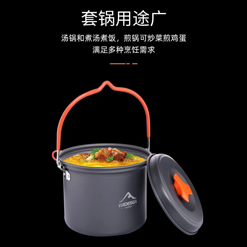 Widesea Campingbenodigdheden A - Camping Hanging Cooking Pot recensie en prijs
