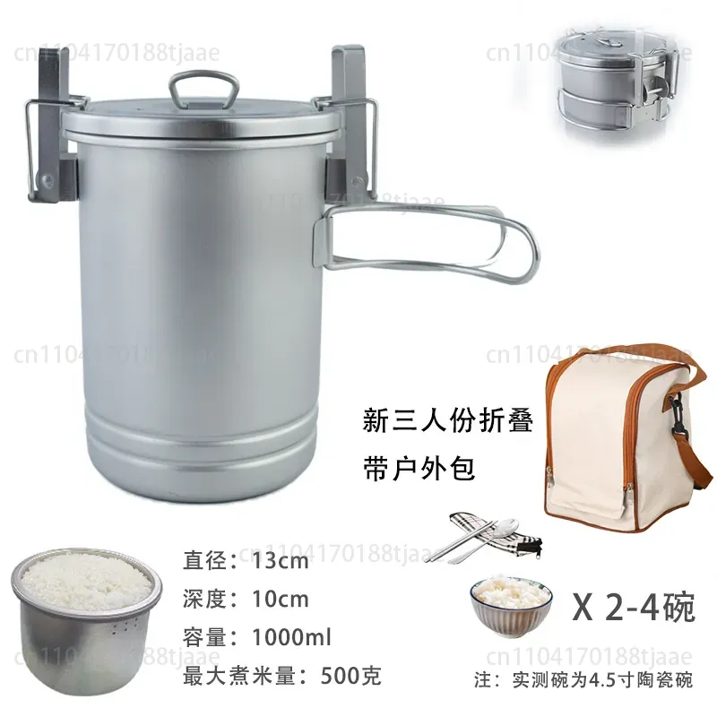 Verbeterde campingrijstkookpot - Camping Hanging Cooking Pot recensie en prijs