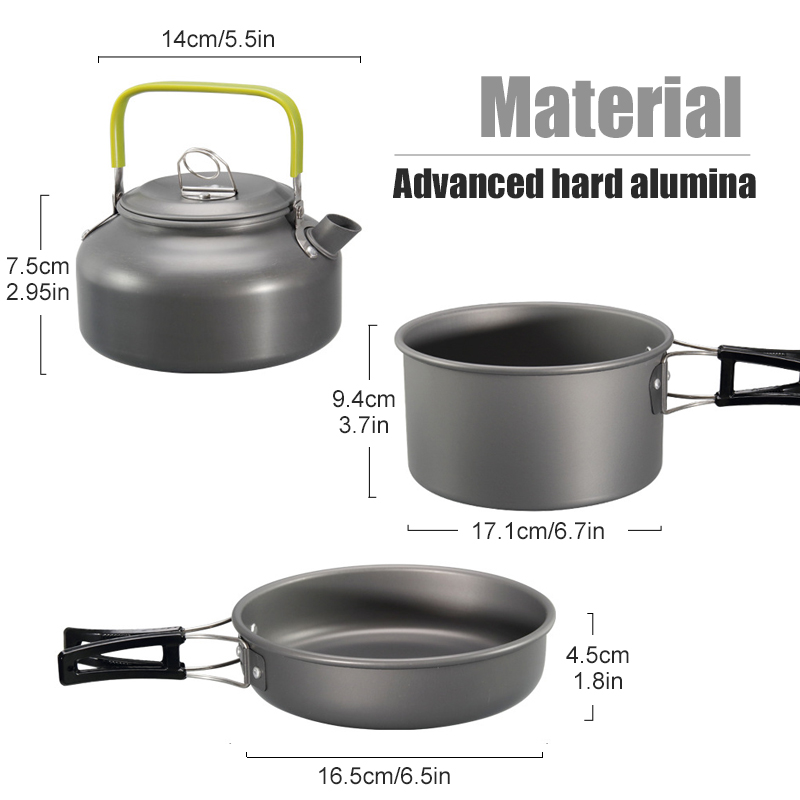 WESTTUNE Camping Kookgerei Kit - Campfire Cooking Anime recensie en prijs