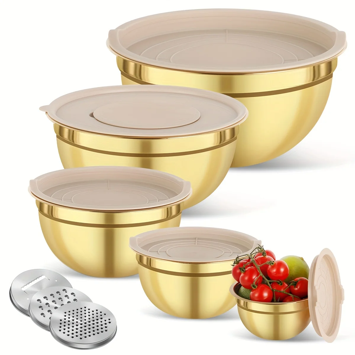 10-delige gouden roestvrijstal - Camping Cooking Tool Set recensie en prijs