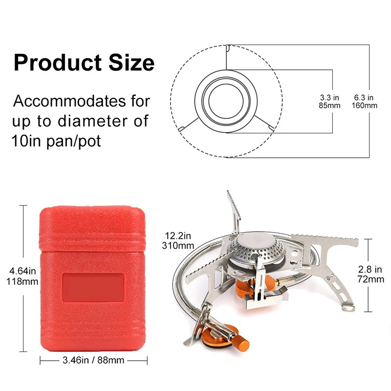 Camping Gasfornuis Draagbare O - Camping Cooking Windshield recensie en prijs