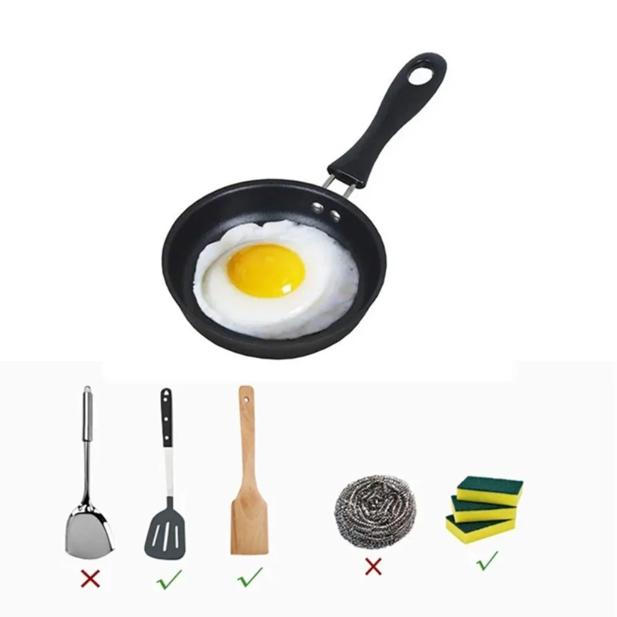 Mini-koekenpan met handvat, dr - Camping Cooking Set Non Stick recensie en prijs
