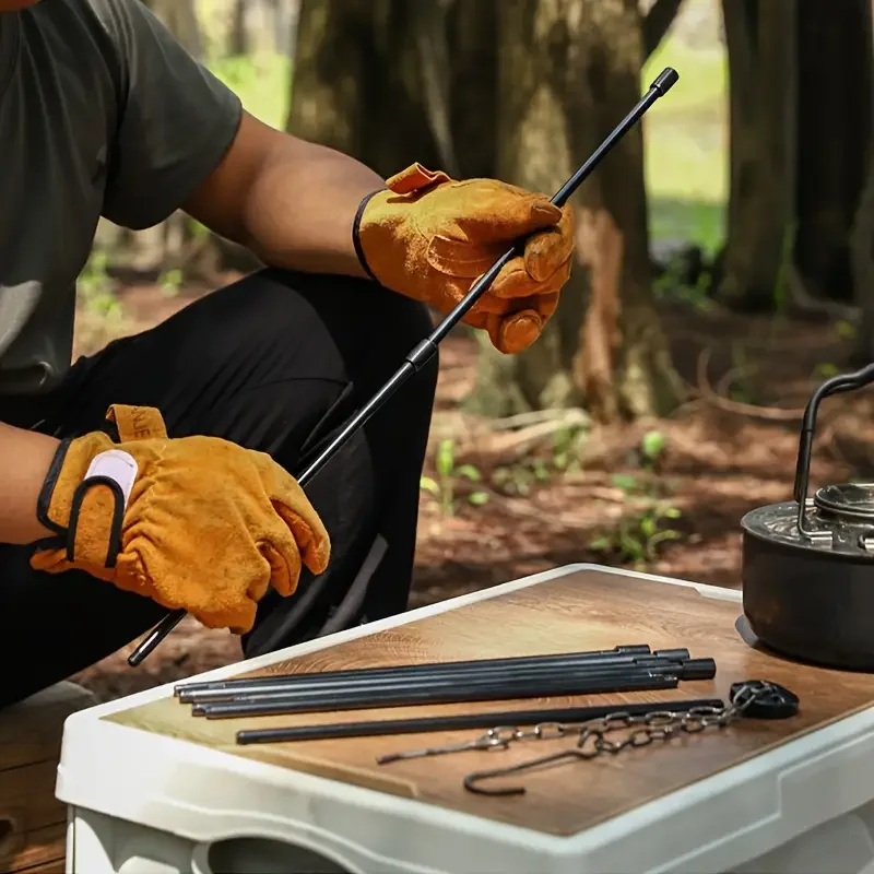 Draagbaar kampeer-kookpot-rek  - Camping Hanging Cooking Pot recensie en prijs
