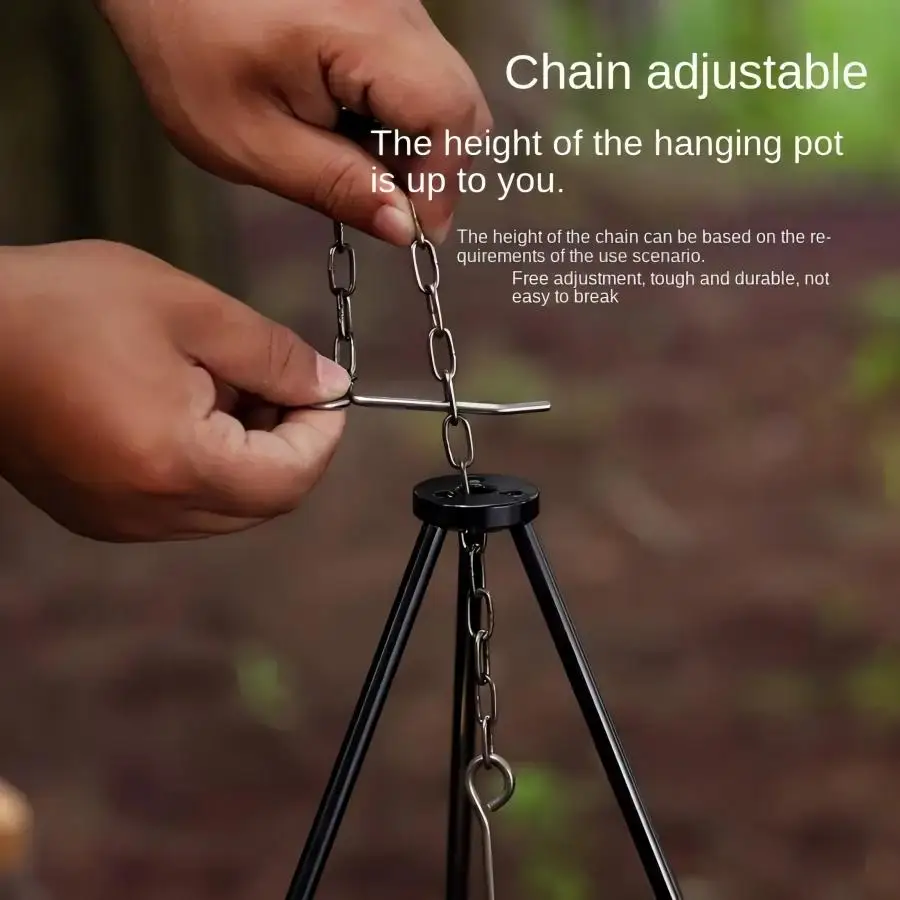 Draagbaar kampeer-kookpot-rek  - Camping Hanging Cooking Pot recensie en prijs