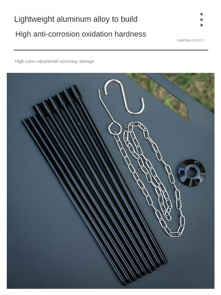 Camping Vreugdevuur Statief Dr - Camping Hanging Cooking Pot recensie en prijs