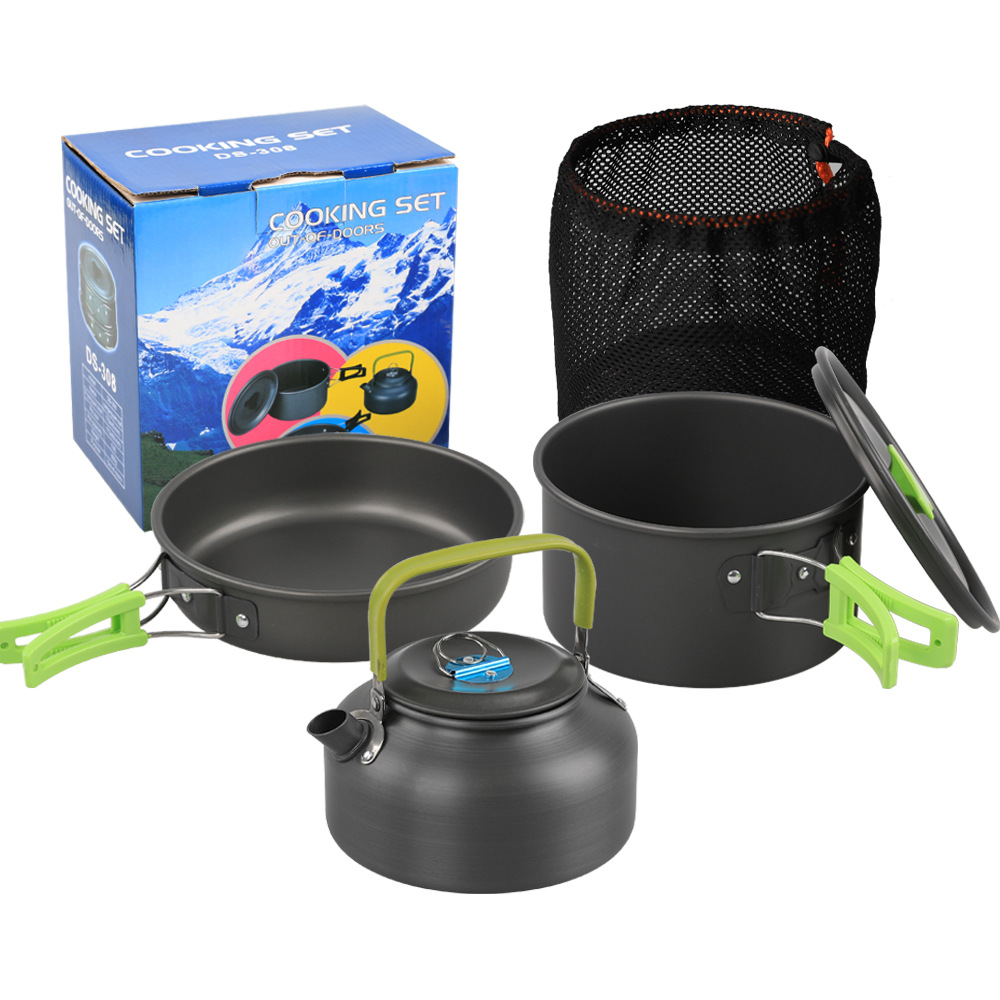 Outdoor camping kookgerei set  - Camping Cooking Set Non Stick recensie en prijs