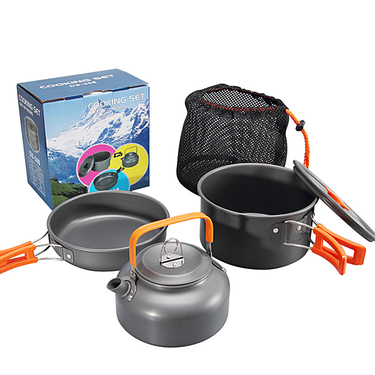Outdoor camping kookgerei set  - Camping Cooking Set Non Stick recensie en prijs