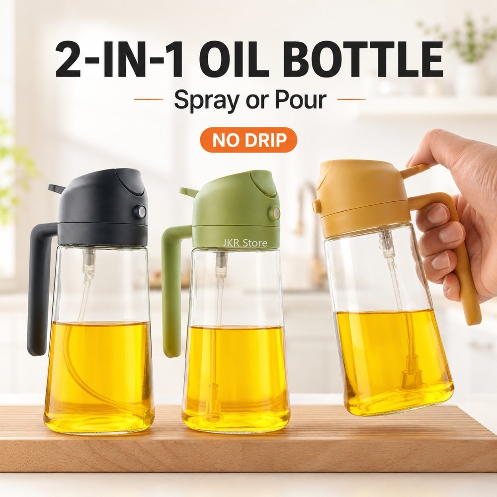 2-in-1 olijfolie spuitfles dis - Camping With Cooking recensie en prijs