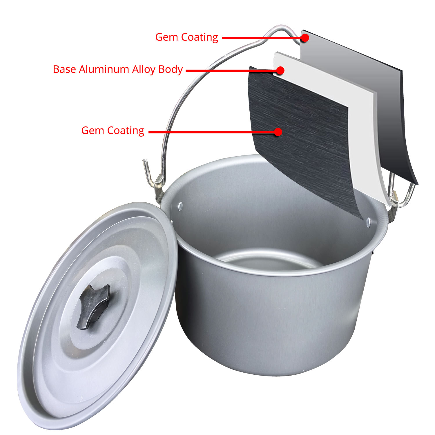 4L Outdoor Hangpot Camping Pic - Camping Hanging Cooking Pot recensie en prijs