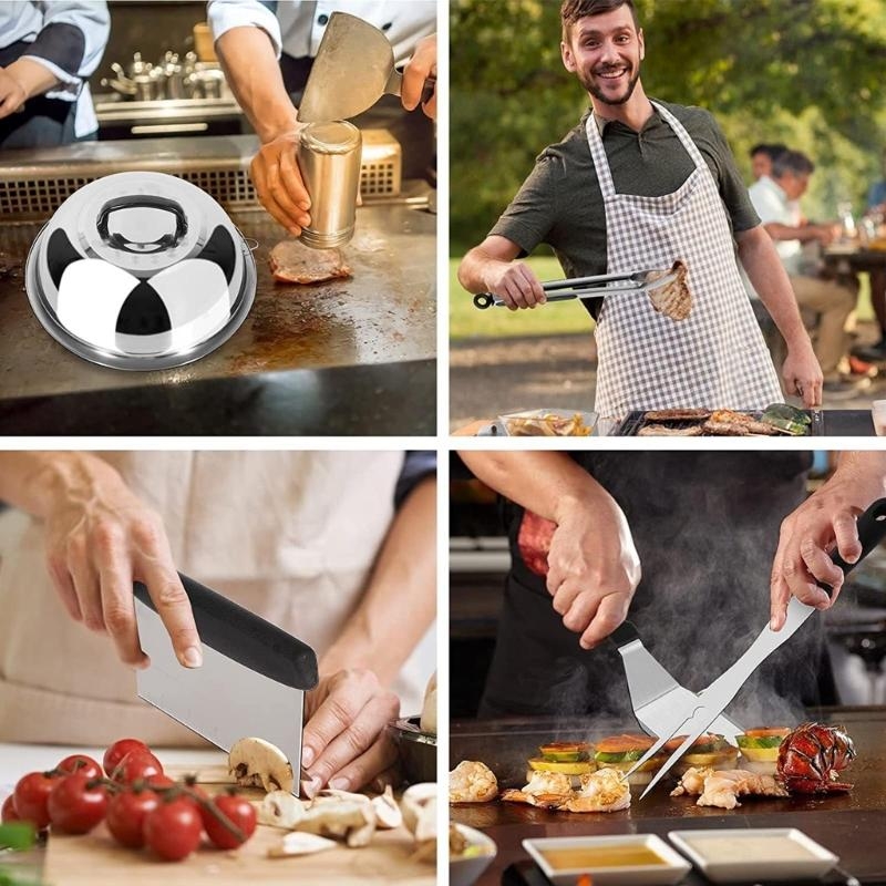 14 Stuks Bakplaten Accessoires - Camping Cooking Flat Top recensie en prijs
