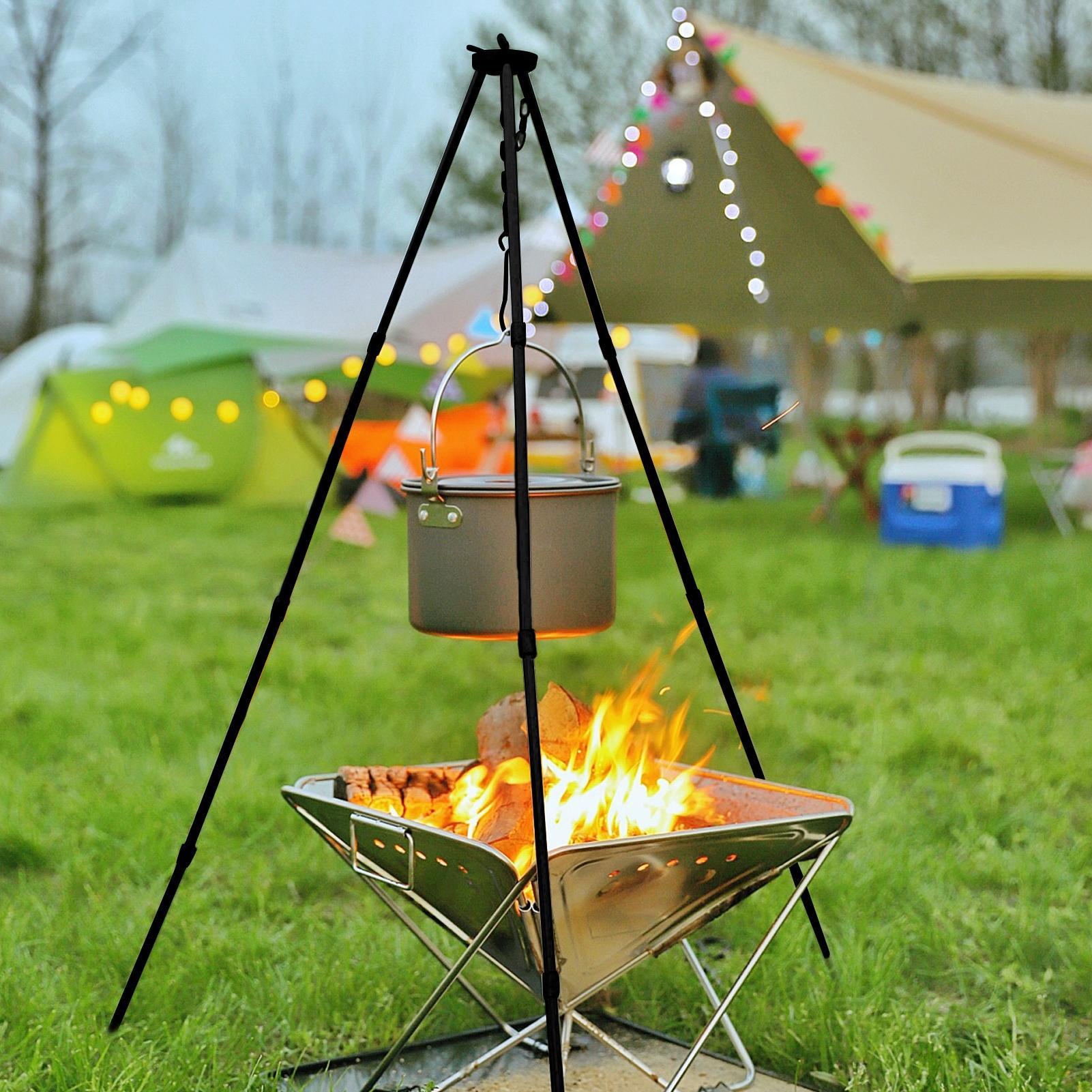 Buiten grote kampvuur-tripod,  - Camping Hanging Cooking Pot recensie en prijs