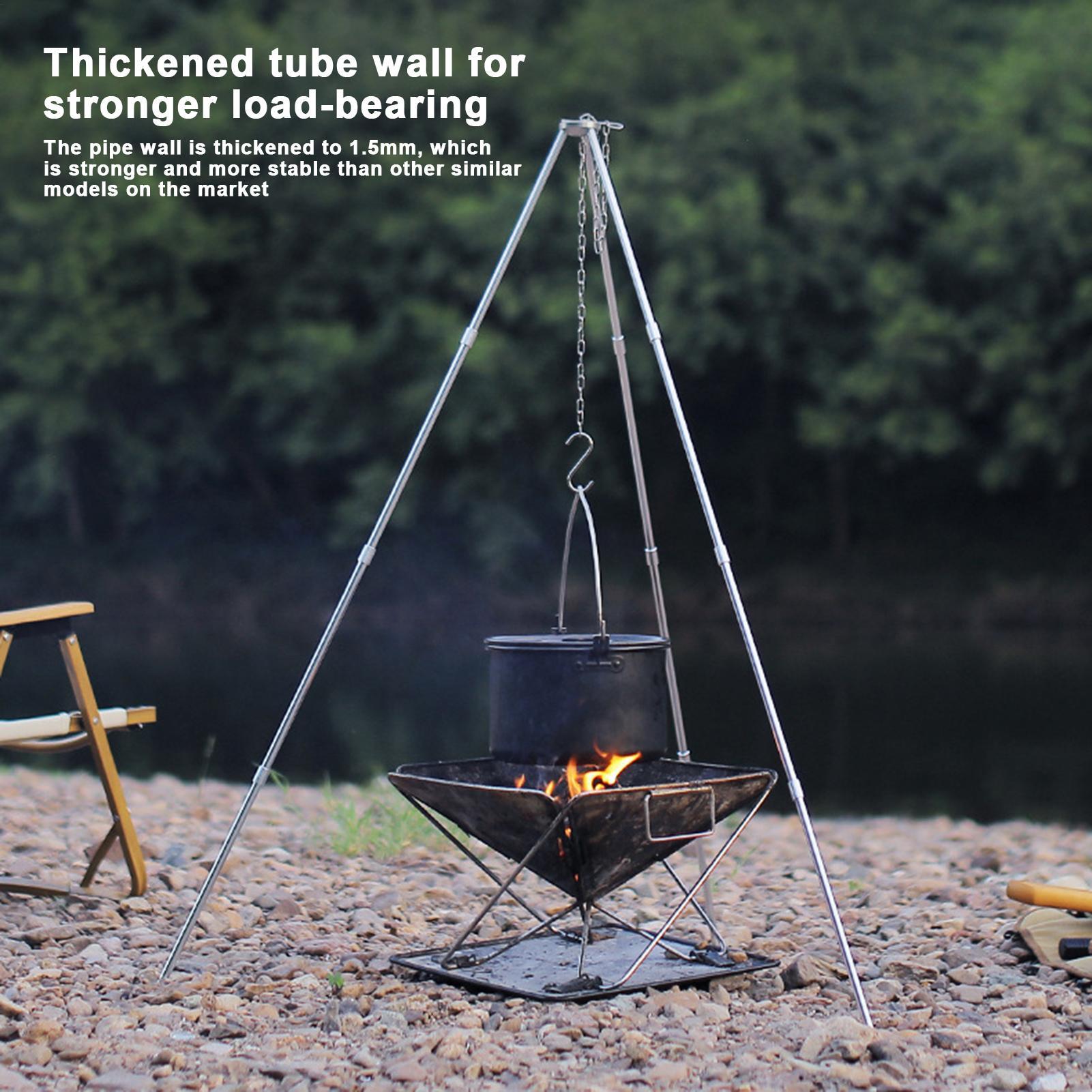 Buiten grote kampvuur-tripod,  - Camping Hanging Cooking Pot recensie en prijs