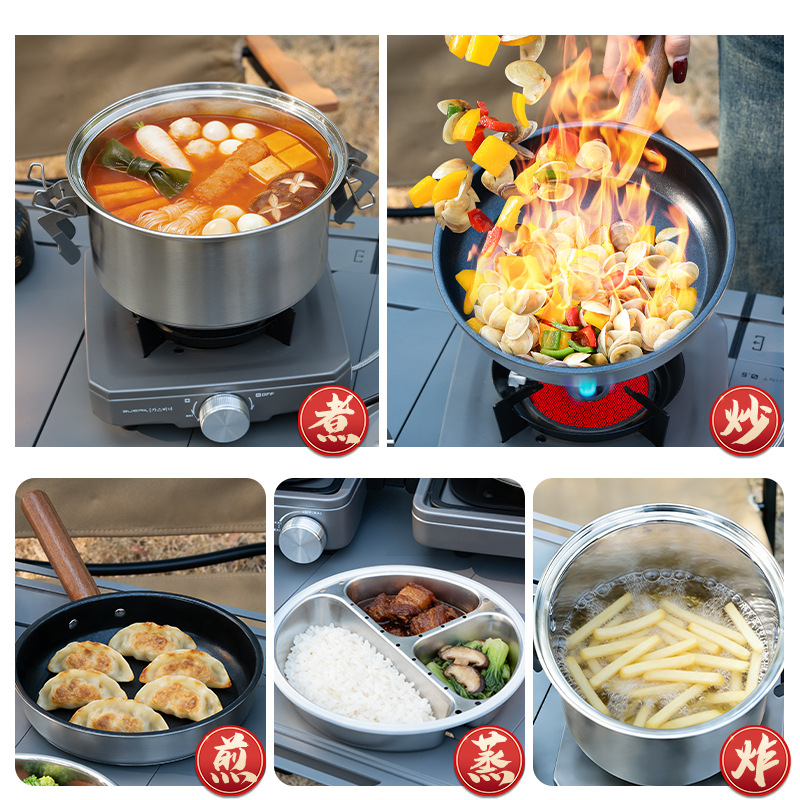 BUERK Outdoor Camping Stoompan - Camping Cooking Pots And Pans recensie en prijs