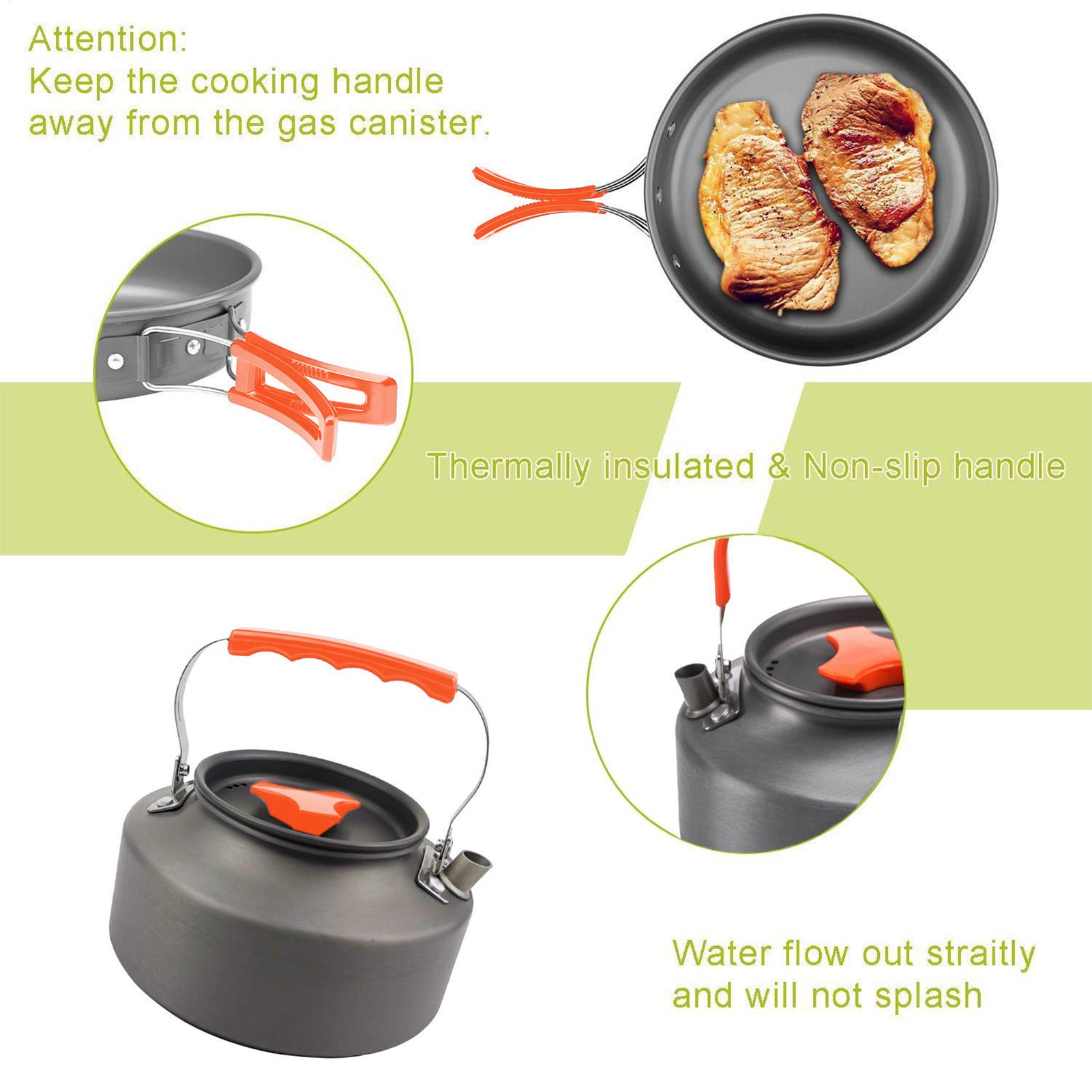 Backpacken Kookset Campingpann - Camping Cooking Set Non Stick recensie en prijs
