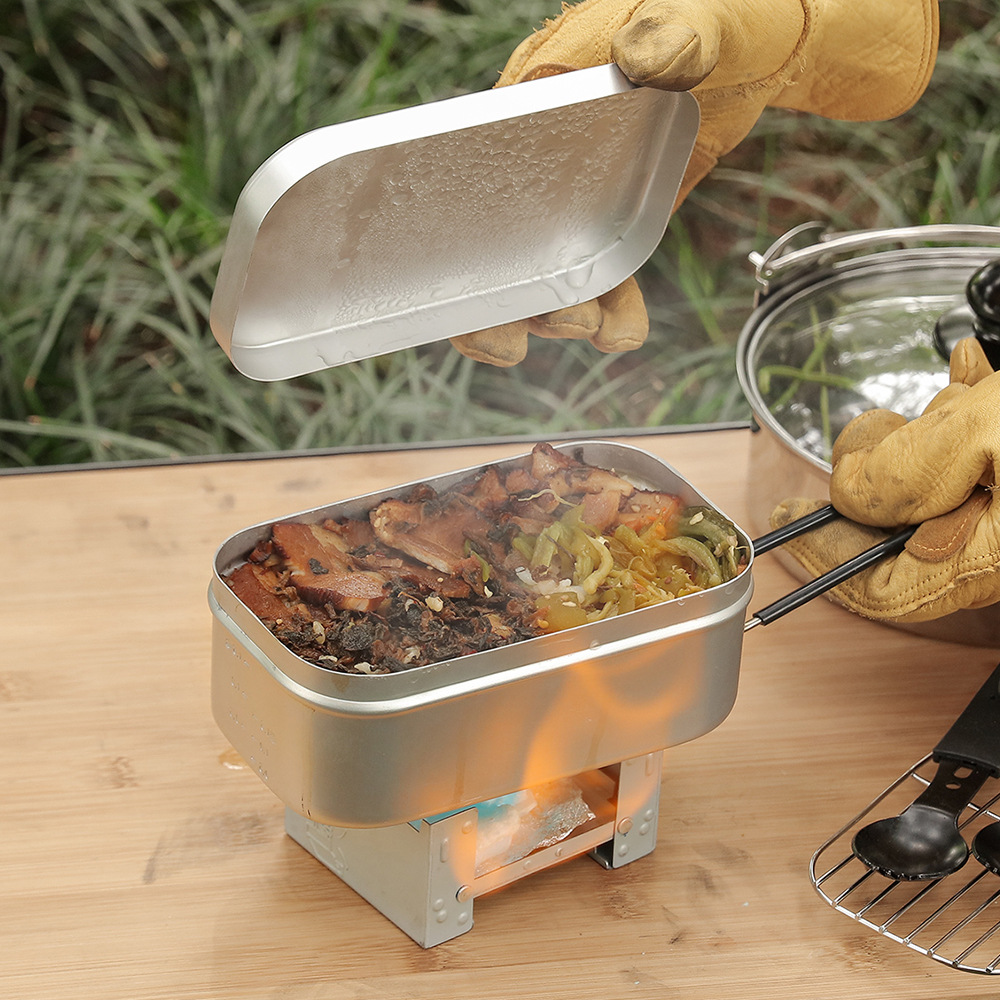 Aluminium puinhoopset voor bui - Camping Cooking Mess Kit recensie en prijs