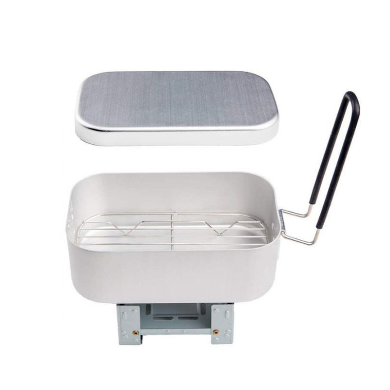 Aluminium puinhoopset voor bui - Camping Cooking Mess Kit recensie en prijs