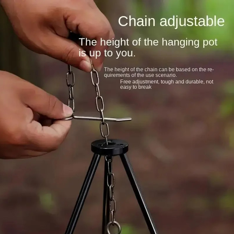 SSUNTAK Draagbare Afneembare C - Camping Hanging Cooking Pot recensie en prijs