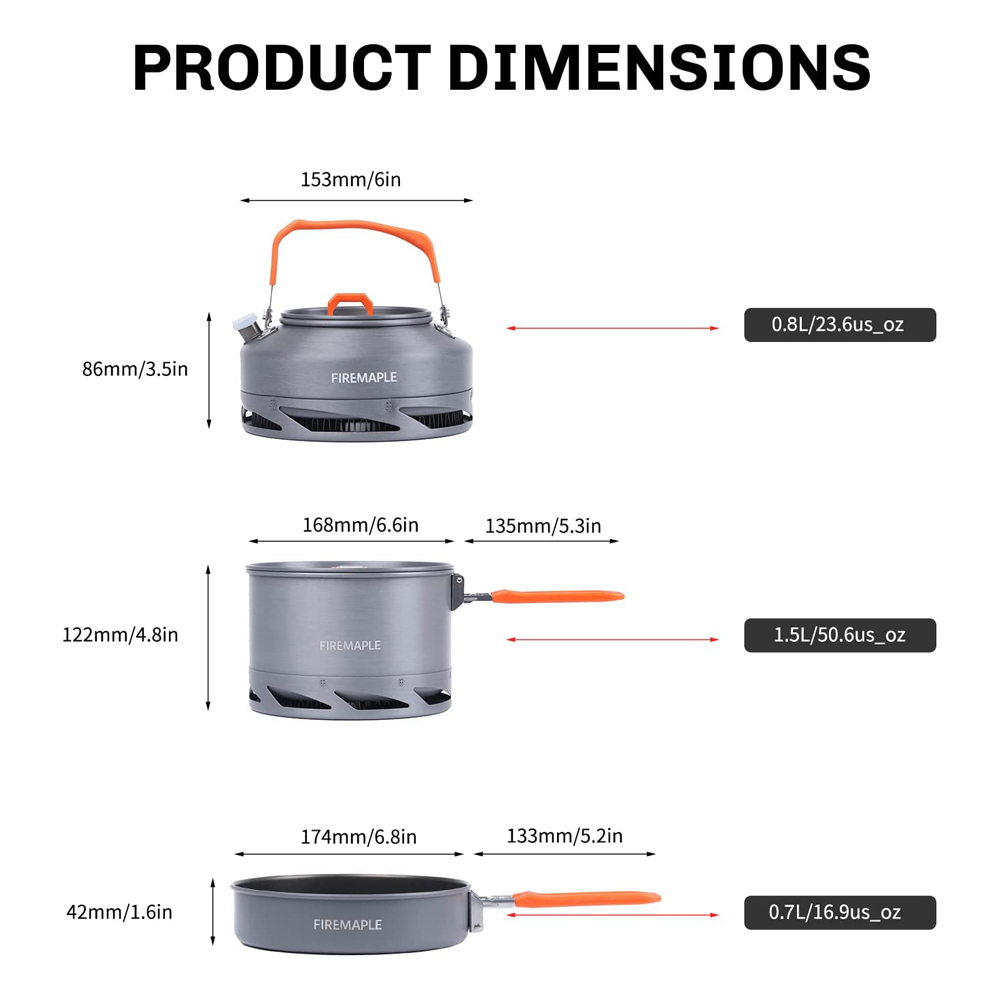 Fire Maple Camping Kookgerei G - Camping Cooking Pots And Pans recensie en prijs