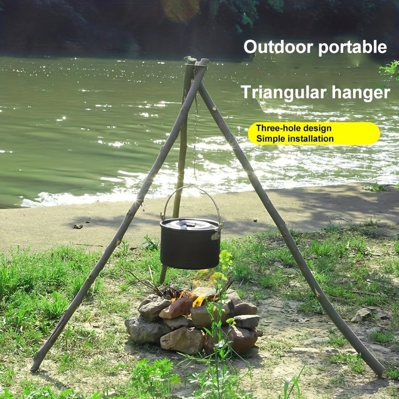 1 set kookgerei voor buitenrei - Camping Hanging Cooking Pot recensie en prijs